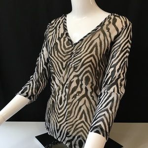 dolcetti zebra print top